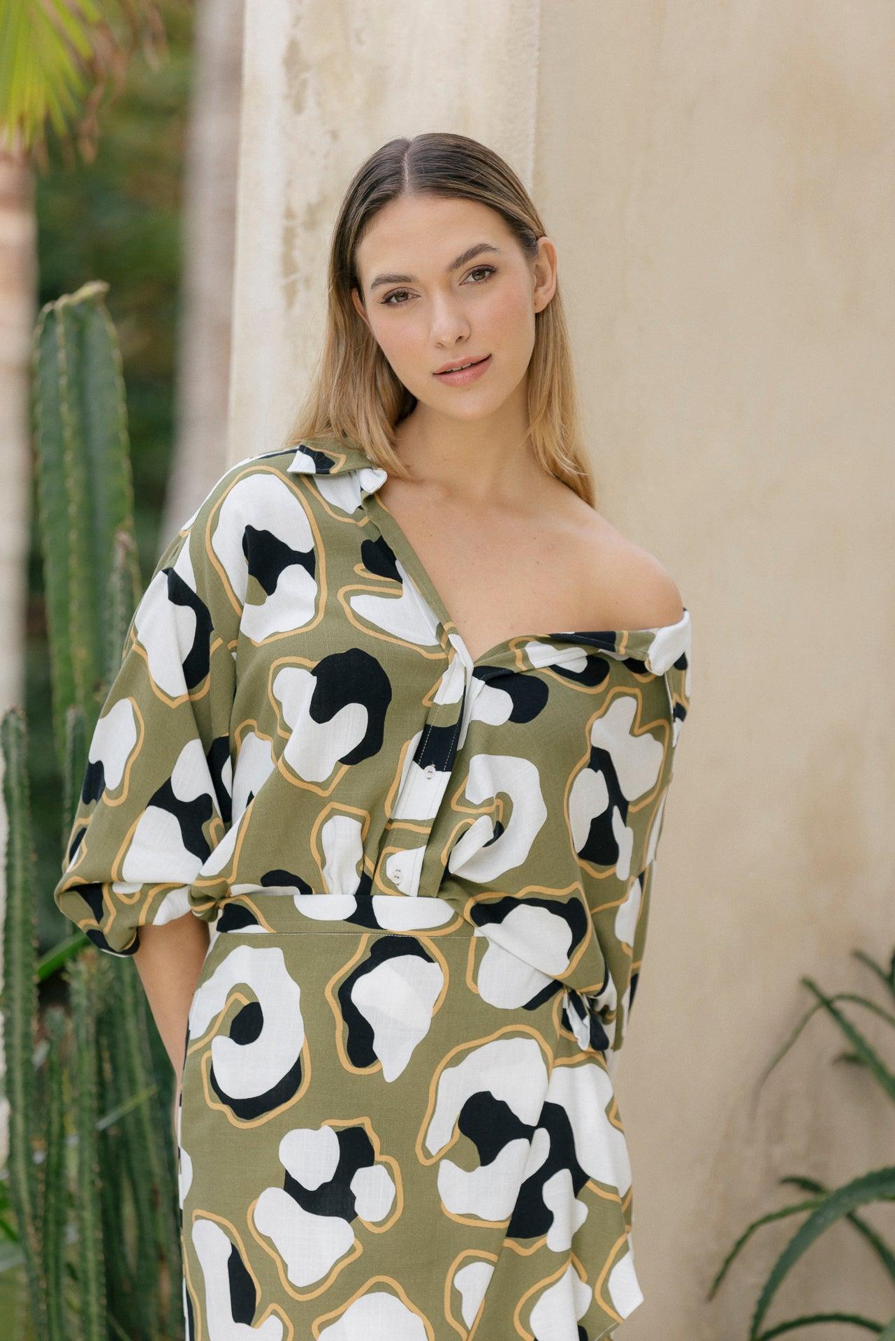 CAMISA FERVOR ESTAMPADA