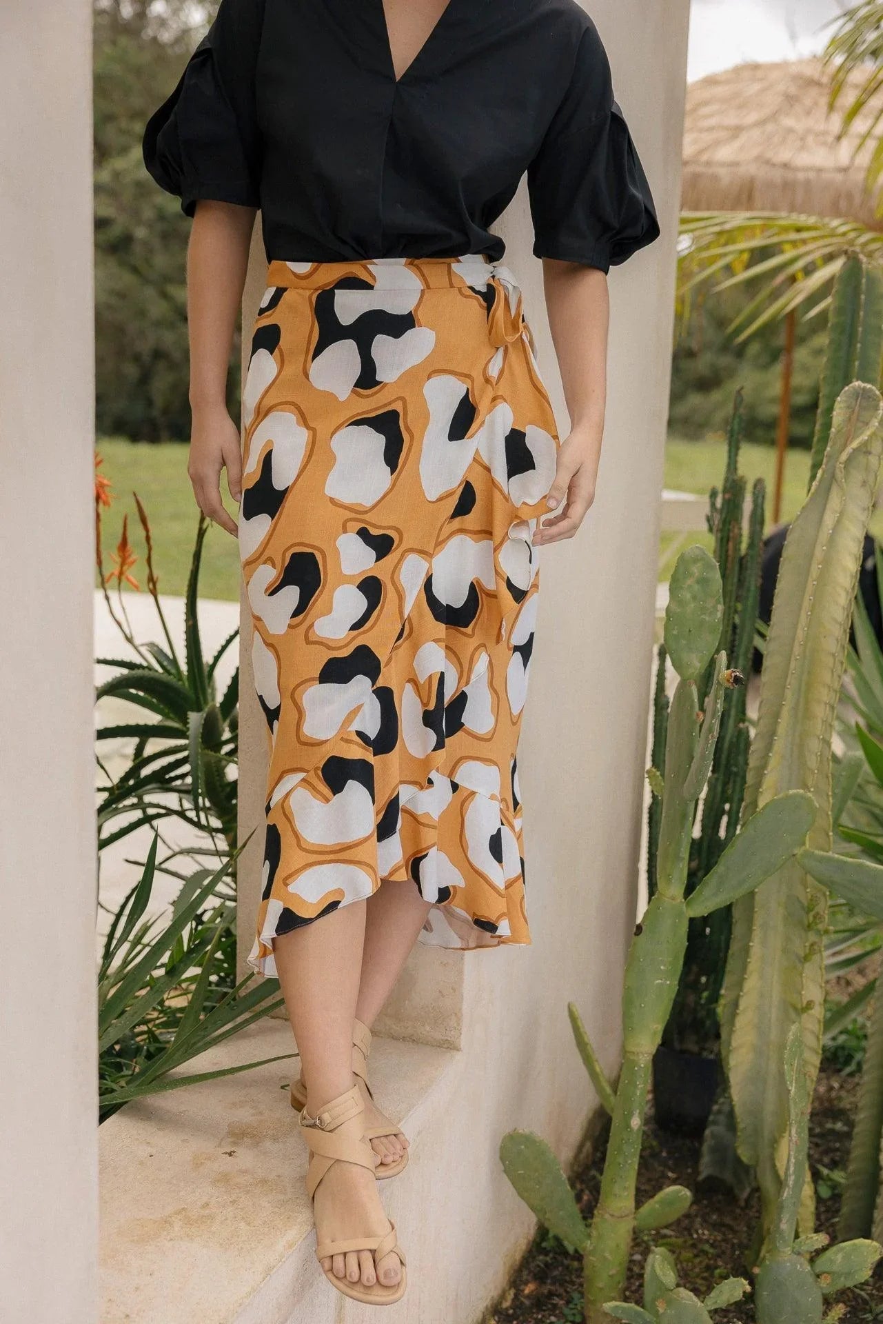 FALDA MOVIMIENTO ESTAMPADA - Anarias Atelier