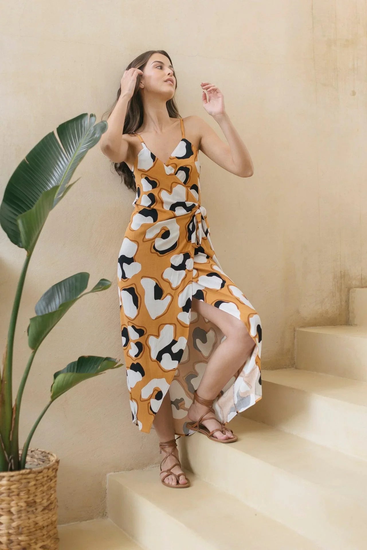 VESTIDO IMPARABLE ESTAMPADO - Anarias Atelier