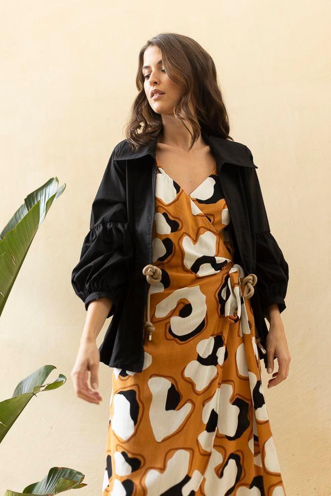 VESTIDO IMPARABLE ESTAMPADO - Anarias Atelier