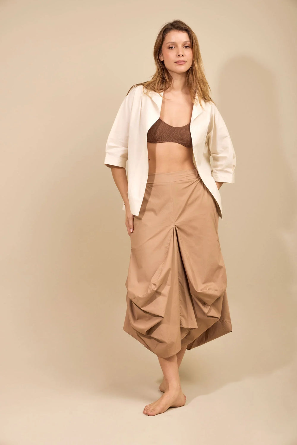 Chaqueta Expedición ANARIAS Atelier en Ivory — vista trasera, línea de la espalda