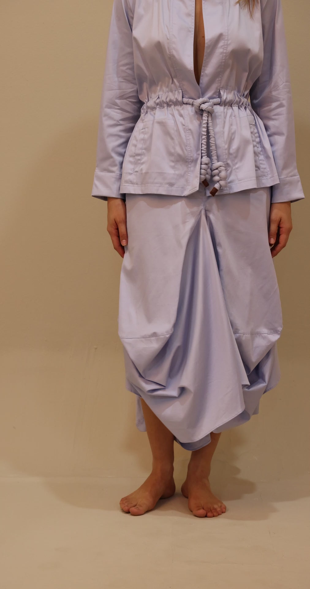 FALDA PASAJE SKY BLUE