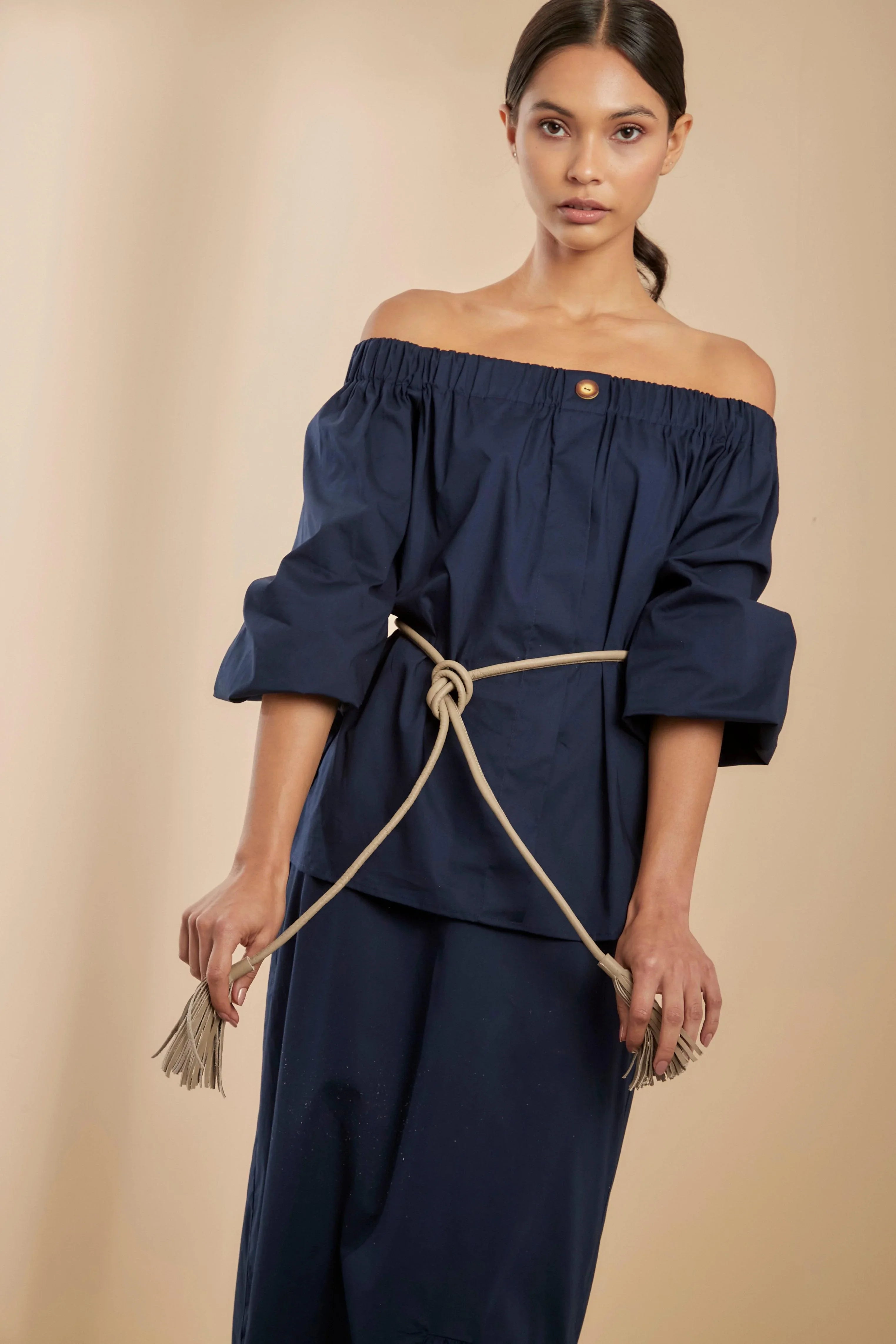 CORDÓN CUERO FLECOS - Anarias Atelier