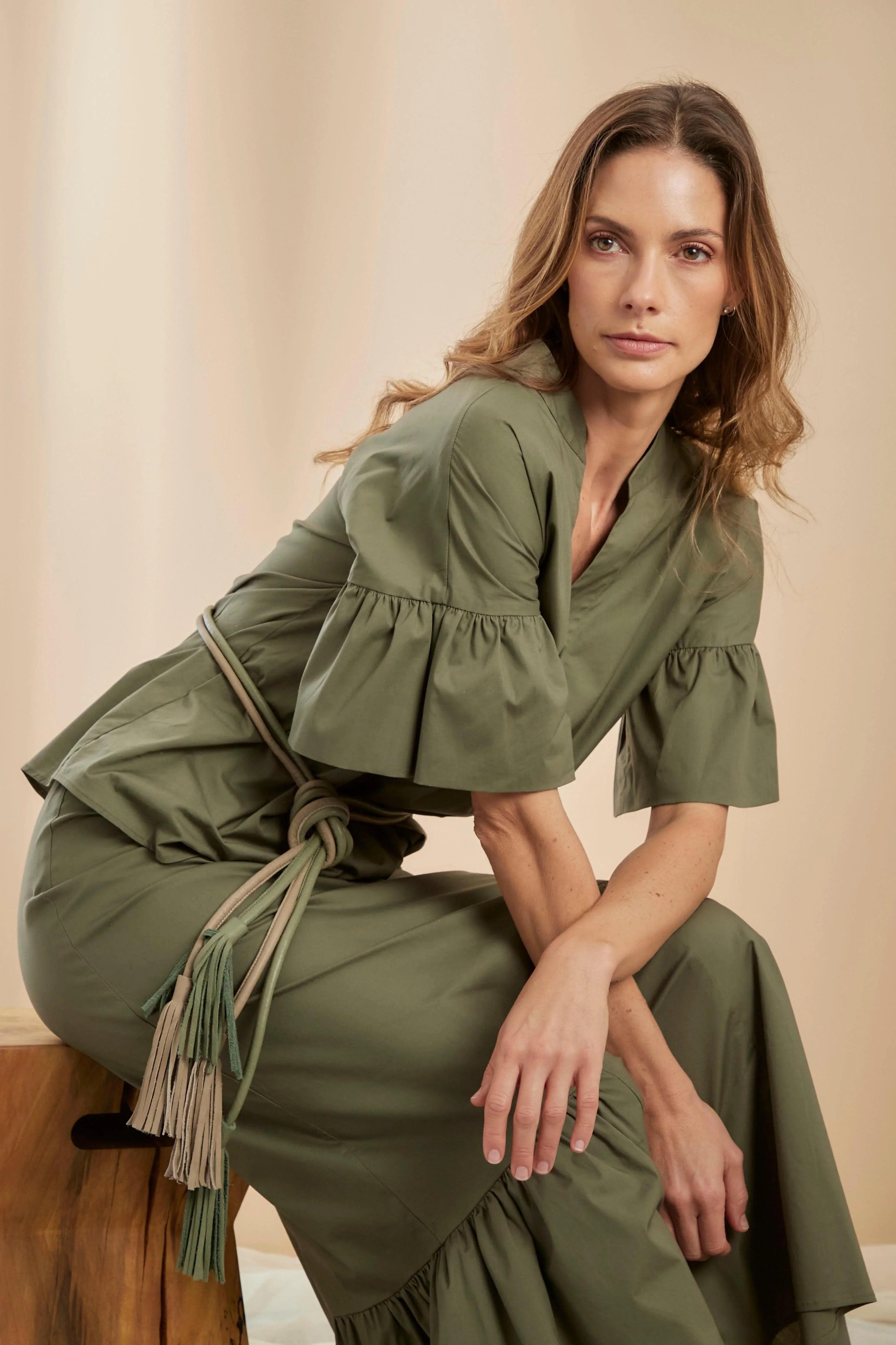 CORDÓN CUERO FLECOS - Anarias Atelier