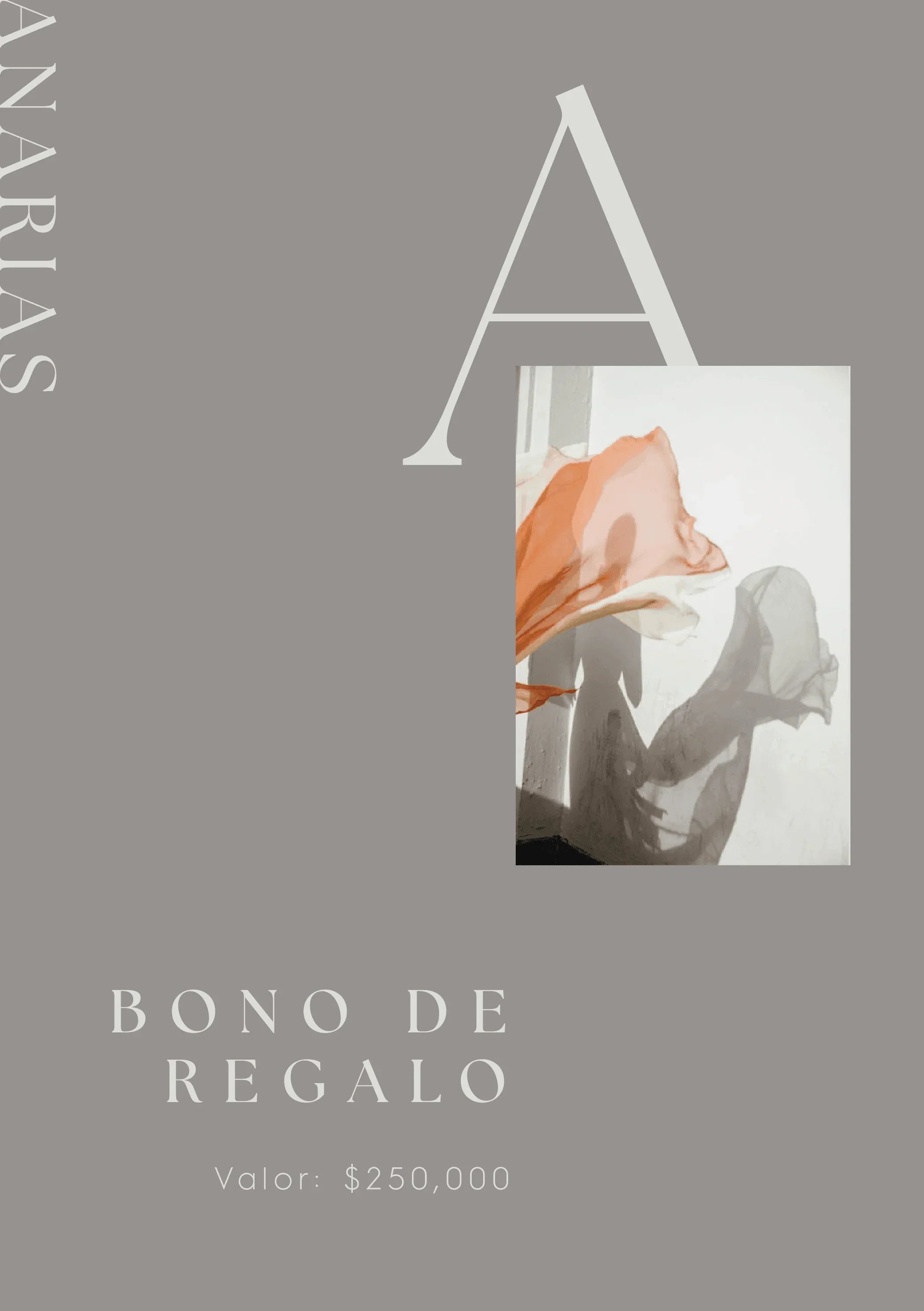 Tarjeta de regalo Anarias ATELIER - Anarias Atelier